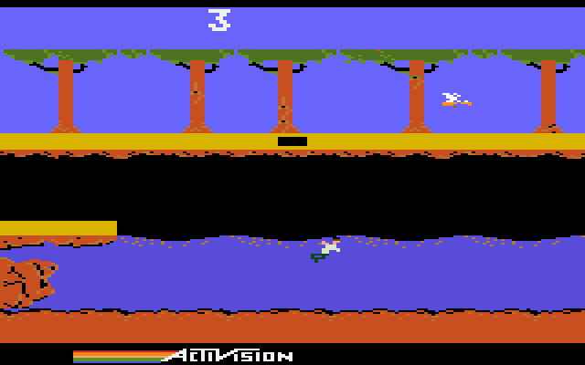 Pitfall II - The Lost Caverns (1984) (Activision) Screenshot 1